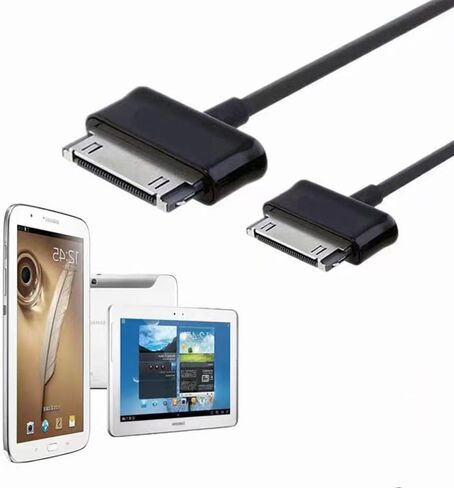 2 Pack 6.6 Ft 30 Pin Tablet USB Charger Cable for Samsung Galaxy Tab Note 7.0 7.7 8.9 10.1 Galaxy Tab 7 8 9 10.1 Tablet 2 Power Cord Charging Sync Data Cable in Kuwait