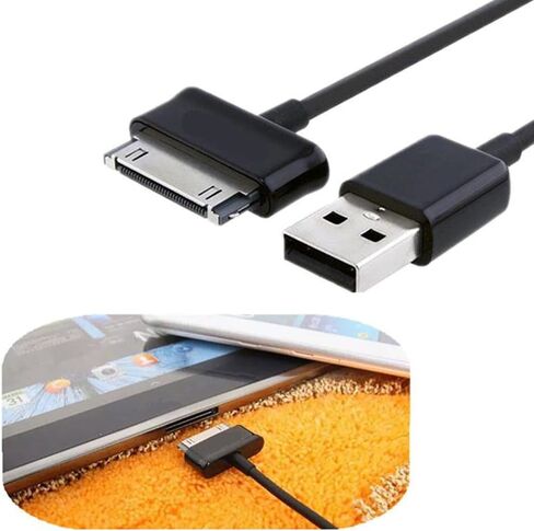 2 Pack 6.6 Ft 30 Pin Tablet USB Charger Cable for Samsung Galaxy Tab Note 7.0 7.7 8.9 10.1 Galaxy Tab 7 8 9 10.1 Tablet 2 Power Cord Charging Sync Data Cable in Kuwait