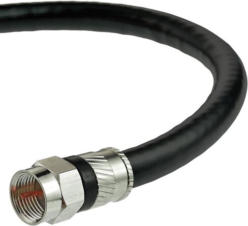 Mediabridge™ Coaxial Cable (15 Feet) with F-Male Connectors - Ultra Series - Tri-Shielded UL CL2 in-Wall Rated RG6 Digital Audio/Video - Includes Removable EZ Grip Caps (Part# CJ15-6BF-N1) in Saudi Arabia