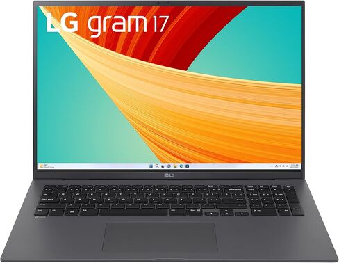لاب توب ال جي جرام 17 بوصة خفيف الوزن، منصة انتل كور i7 ايفو من الجيل الثالث عشر، ويندوز 11 هوم، 32 جيجا رام، 2 تيرابايت اس اس دي، رمادي in Saudi Arabia