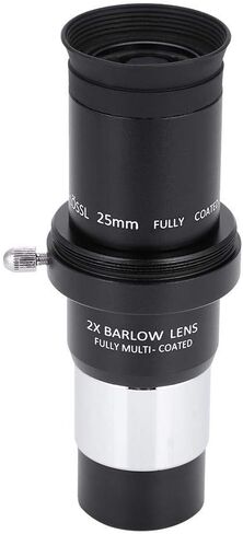 Astronomical Telescope Set Telescope Accessory Kit,Professional 1.25 inch Plossl Telescope Eyepiece Set 4/10/25mm + 2X Barlow Lens Kit for Astronomy in Saudi Arabia