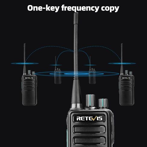 Retevis RB29 2 Way Radio for Adults, Heavy Duty Walkie Talkies with Earpieces, Strong Compatibility, USB Charger, Hands Free Two Way Radio for Warehouse Education Commercial (10 Pack) in Saudi Arabia