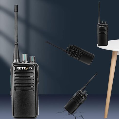 Retevis RB29 2 Way Radio for Adults, Heavy Duty Walkie Talkies with Earpieces, Strong Compatibility, USB Charger, Hands Free Two Way Radio for Warehouse Education Commercial (10 Pack) in Saudi Arabia