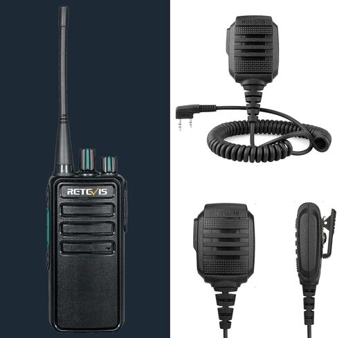 Retevis RB29 2 Way Radio for Adults, Heavy Duty Walkie Talkies with Earpieces, Strong Compatibility, USB Charger, Hands Free Two Way Radio for Warehouse Education Commercial (10 Pack) in Saudi Arabia