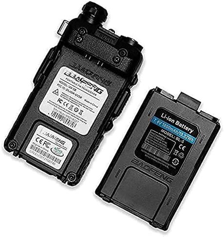 إصدار ترقية راديو Nicama Baofeng UV-5R Ham ثنائي الاتجاه (144-148/420-450 ميجاهرتز)، جهاز اتصال لاسلكي ثنائي النطاق in Kuwait