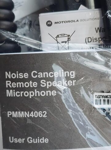 Motorola Solutions OEM PMMN4062 PMMN4062AL Remote Speaker Microphone Emergency Button Intrinsically Safe Noise Cancelling IMPRES Audio Microphone 3.5mm Ear Jack in Saudi Arabia