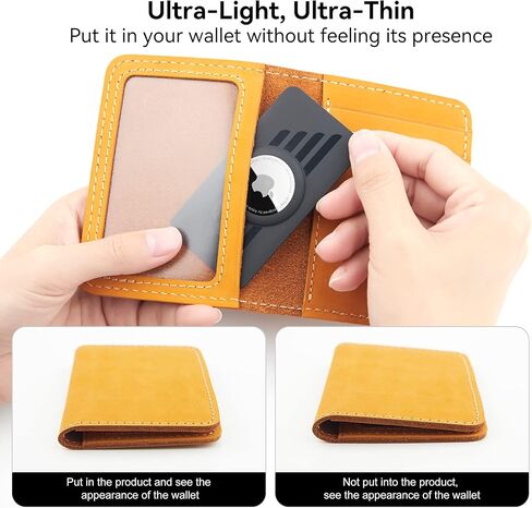 citymore New Airtag Wallet Holder [2 Pack], Ultra Thin Mini Airtag Card Case for Apple Airtag,Slim Card Insert,Airtag Card Holder for Wallet Badge, Handbag, Backpack，Clutch Bag etc丨 in Kuwait