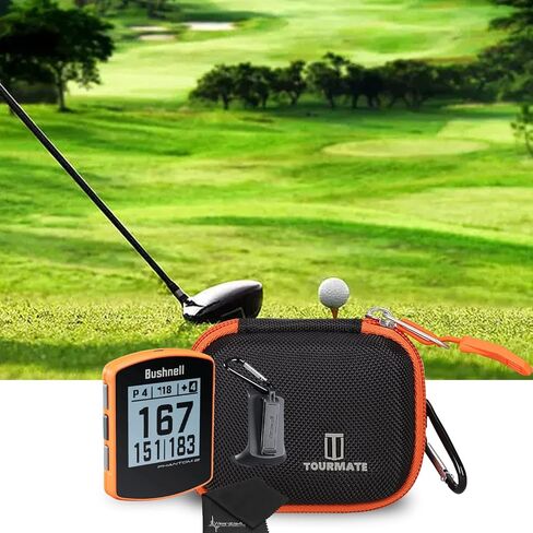 Tourmate Golf GPS Storage Case Compatible for Bushnell Phantom 2 Rangefinder,Travel Case for Wearable4U - Bushnell Phantom 3 GPS Rangefinder(Box for Sale)(Orange) in Kuwait