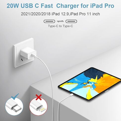 USB C Charger iPhone 15 Fast Charger [MFi Certified] 3-Pack iPad Pro Charger 6FT Compatible with iPhone 15/iPhone 15 iPro/iPhone 15 Pro Max,iPad Pro,iPad Mini,Samsung/Android Phones in Kuwait