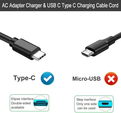 USB Type C Charger for Kids Tablet Android, Cwowdefu 7/10inch Tablet,Veidoo V88 Kids Tablet 7/10 Inch, Pritom Android Tablet, VANKYO S10 S20 S30 P31 Tablet Charging Cable in Saudi Arabia