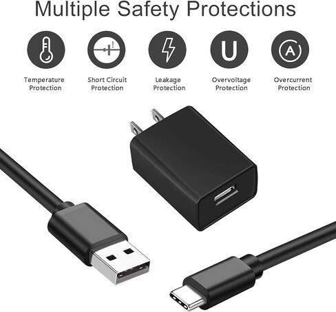 USB Type C Charger for Kids Tablet Android, Cwowdefu 7/10inch Tablet,Veidoo V88 Kids Tablet 7/10 Inch, Pritom Android Tablet, VANKYO S10 S20 S30 P31 Tablet Charging Cable in Saudi Arabia