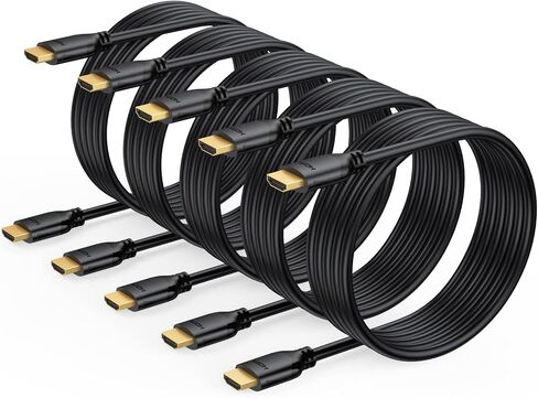 Short HDMI Cable 1 Foot 2-Pack, 4K 1FT HDMI to HDMI Cable High Speed | HDMI 2.0 Cord Supports 4K@60Hz, 2K, 1080P, HDCP 2.2, HDR, 3D, ARC & Ethernet in Kuwait