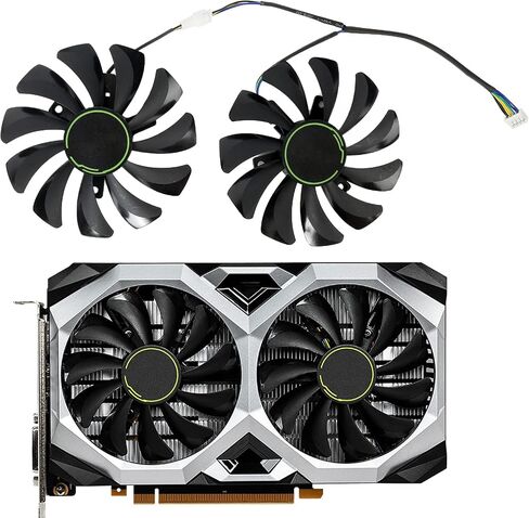 inRobert 85mm HA9010H12F-Z GTX1650 GPU Cooler Fan for MSI GTX 1650 Ventus XS Graphics Card Fan in Saudi Arabia