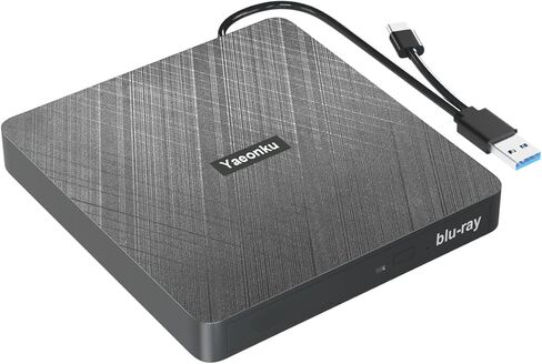 ييونكو محرك أقراص بلو راي خارجي لنظام التشغيل ويندوز 7 8 10 11 لينكس ماك او اس in Kuwait