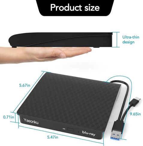 ييونكو مشغل اقراص دي في دي وسي دي خارجي بلوراي، موقد دي في دي in Kuwait