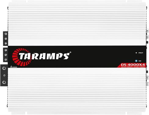 Taramps DS 4000x4 2 Ohms 4000 Watts RMS 4 Channels Amplifier, Multi-Channel Class D, Full Range Car Show Power System, Crossover High/Low Pass Bridgedable, Aluminium, RCA, Ds 4K amp in Saudi Arabia