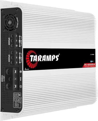 Taramps DS 4000x4 2 Ohms 4000 Watts RMS 4 Channels Amplifier, Multi-Channel Class D, Full Range Car Show Power System, Crossover High/Low Pass Bridgedable, Aluminium, RCA, Ds 4K amp in Saudi Arabia