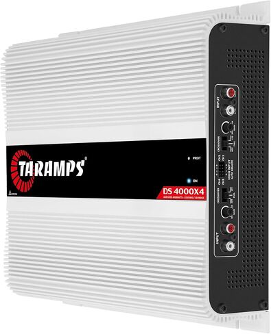 Taramps DS 4000x4 2 Ohms 4000 Watts RMS 4 Channels Amplifier, Multi-Channel Class D, Full Range Car Show Power System, Crossover High/Low Pass Bridgedable, Aluminium, RCA, Ds 4K amp in Saudi Arabia