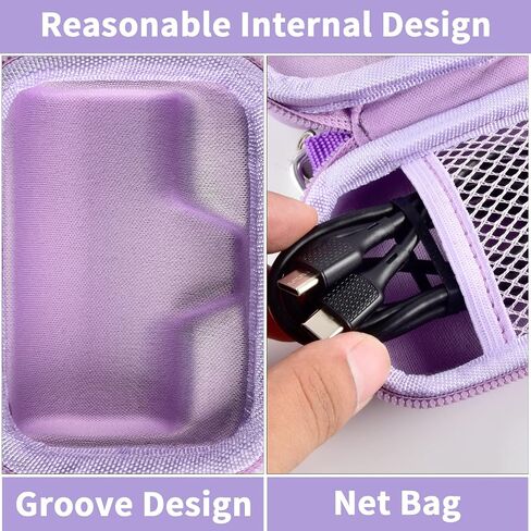 Carrying Case for iWALK Portable Charger Power Bank. Also for JEJILL/for Charmast/for LanLuk/for VEGER/for Swyop/for Feob/for Taegila/for Kuulaa and More Small Charging Battery Pack -Beige Bag Only in Saudi Arabia