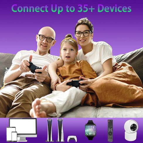 WiFi Extender Signal Booster for Home, 2023 Internet Booster, Cover Up to 9580 sq. ft & 35 Devices, WiFi Repeater with Ethernet Port, Internet Booster Easy Setup in Saudi Arabia