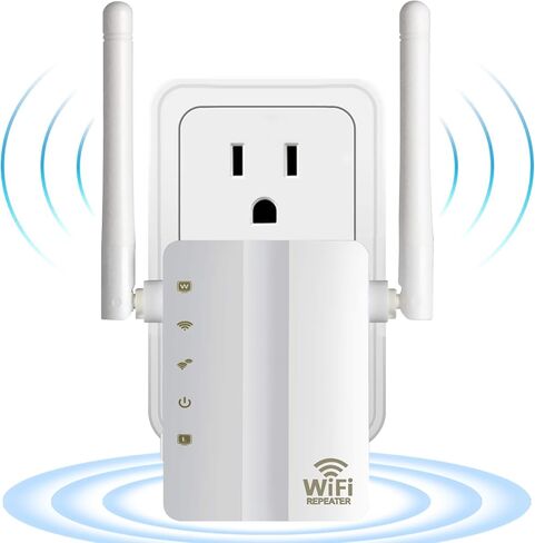 N300 WiFi Booster (U10)، معزز إشارة موسعات WiFi للمنزل، موسع نطاق WiFi أحادي النطاق، معزز الإنترنت، يدعم نقطة التكرار/الوصول، إعداد WPS، تصميم قابس الحائط، 2.4 جيجا هرتز فقط in Kuwait