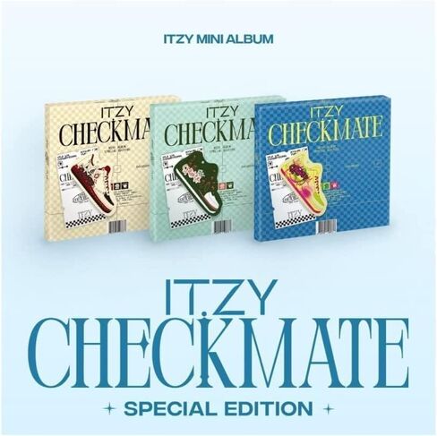 DREAMUS ITZY CHECKMATE SPECIAL EDITION CD+Lyric Poster On Pack+Photobook+Photocard+Special Tag+Sticker+Postcard+Tracking Sealed (SET(A+B+C)) in Saudi Arabia