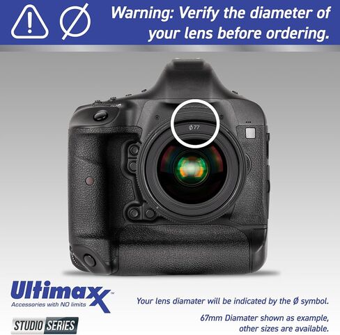مجموعة ملحقات مرشح عدسة كاملة Ultimaxx 82 مم للعدسات مع حجم مرشح 82 مم: مجموعة مرشح ألوان متدرجة 6 قطع + مجموعة مرشح UV CPL FLD + مجموعة ماكرو قريبة (+1 +2 +4 +10) in Kuwait