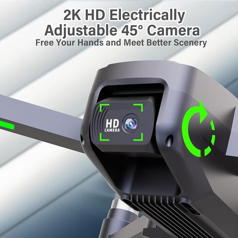 IDEA16P Brushless Motor Drone with 2 Camera for Adults 2k EIS Camera Drone Max speed 40km/h 5GHz WiFi FPV video RC Drones Dual Camera Drone for Adults EIS Camera 2K 30 Minutes 2 Batteries in Kuwait