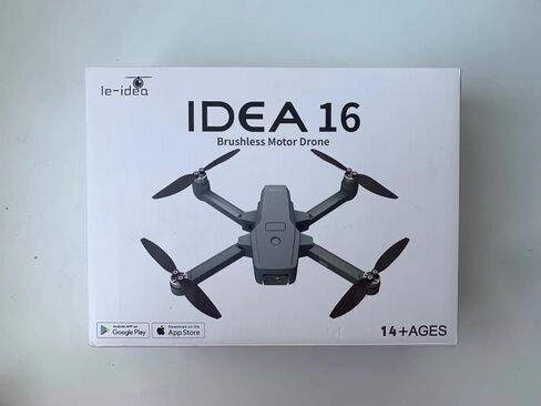 IDEA16P Brushless Motor Drone with 2 Camera for Adults 2k EIS Camera Drone Max speed 40km/h 5GHz WiFi FPV video RC Drones Dual Camera Drone for Adults EIS Camera 2K 30 Minutes 2 Batteries in Kuwait