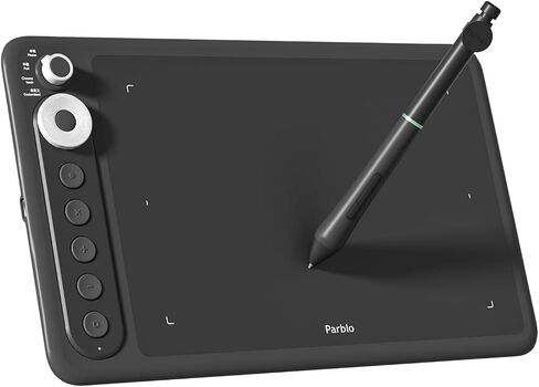 Parblo Intangbo X7 Drawing Tablet 7.2x4.5 inch Graphics Tablets,Digital Drawing Tablet with Mode Switch,6 Customized Keys,Battery-Free Stylus S01 for Digital Art,Design,Work with Window/Mac,Android in Kuwait