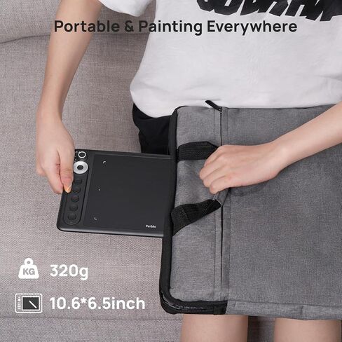 Parblo Intangbo X7 Drawing Tablet 7.2x4.5 inch Graphics Tablets,Digital Drawing Tablet with Mode Switch,6 Customized Keys,Battery-Free Stylus S01 for Digital Art,Design,Work with Window/Mac,Android in Kuwait