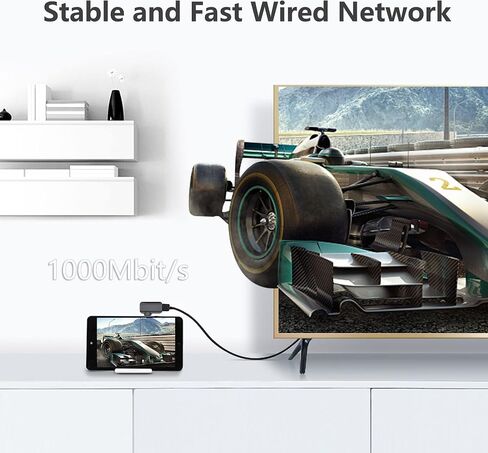 USB-C إيثرنت محول مغناطيسي YACSEJAO 90 درجة 24 دبوس نوع C إلى RJ45 جيجابت LAN موصل USB C محول الشبكة لنظام التشغيل Windows Android Mac OS in Saudi Arabia