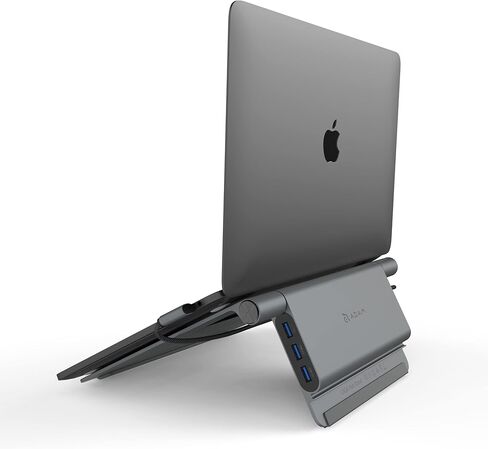 ADAM elements USB-C Stand Hub/Laptop Docking Station – CASA Hub Stand 5in1 Multiport Stand Hub for Mac, iPad & Laptop Series- USB-A 3.1 Gen1 x3, USB-C PD, HDMI in Kuwait