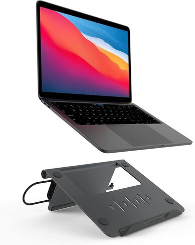 ADAM elements USB-C Stand Hub/Laptop Docking Station – CASA Hub Stand 5in1 Multiport Stand Hub for Mac, iPad & Laptop Series- USB-A 3.1 Gen1 x3, USB-C PD, HDMI in Kuwait