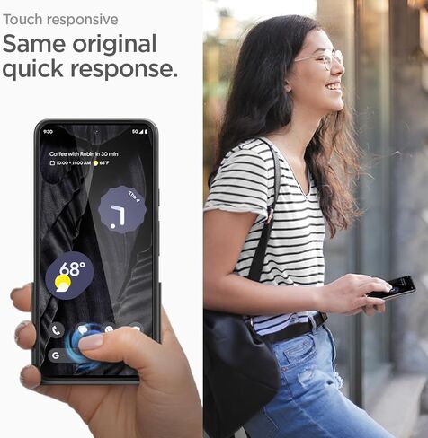 واقي شاشة من الزجاج المقوى من Spigen [GlasTR AlignMaster] مصمم لهاتف Pixel 8 Pro [صديق للحافظة] - حماية من الحافة إلى الحافة / عبوتين in Kuwait