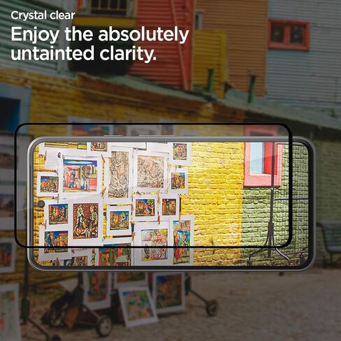 واقي شاشة من الزجاج المقوى من Spigen [GlasTR AlignMaster] مصمم لهاتف Pixel 8 Pro [صديق للحافظة] - حماية من الحافة إلى الحافة / عبوتين in Kuwait