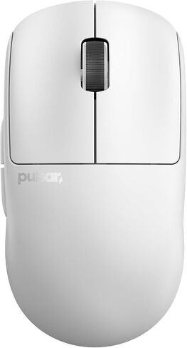 ماوس الألعاب اللاسلكي Pulsar Gaming Gears X2H Mini، خفيف الوزن للغاية 1.83 أونصة (52 جم)، متماثل، مفتاح بصري، 2.4 جيجا هرتز 1 مللي ثانية، 26000 نقطة في البوصة، مستشعر PAW3395 (ميني، لاسلكي، أسود) in Kuwait