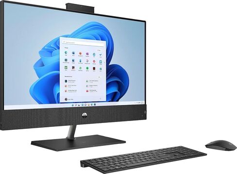 HP Pavilion 27" Full HD Touchscreen All-in-One Desktop Computer - 12th Gen Intel Core i7-12700K 12-Core up to 5.00 GHz Processor, 32GB DDR4 RAM, 1TB NVMe SSD, Intel UHD Graphics 770, Windows 11 Home in Kuwait