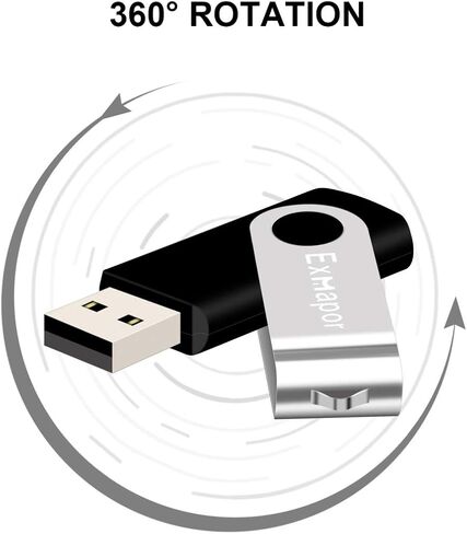 محرك أقراص فلاش USB سعة 10 × 1 جيجابايت، تصميم غطاء محرك الإبهام Exmapor، عصا USB مع شرائط مؤشر LED متعددة الألوان (10 ألوان مختلطة: فضي/أخضر فاتح/وردي/أزرق سماوي/أرجواني/برتقالي/أخضر/أحمر/أزرق/أسود) in Kuwait