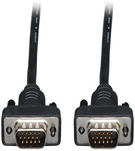 TRIPP LITE P502-010-SM M/M 10-Feet Low Profile VGA RGB Coaxial Monitor Cable,Black in Saudi Arabia