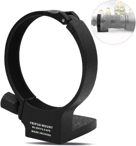 Tripod Mount Ring Collar Aluminum Alloy Camera Lens Tripod Mount Collar Ring for Nikon 80-400mm f2.8 AFS Lens Lens Collar Replacement Foot Tripod Mount in Saudi Arabia