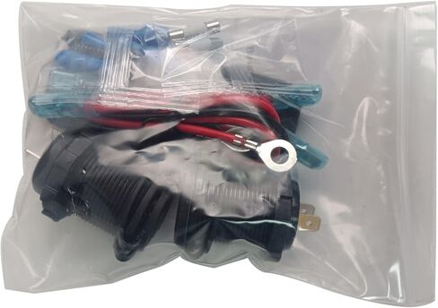 مقبس ولاعة السجائر 12 فولت مخرج USB: PD 20 وات C وQC3.0 منفذ سيارة ألومنيوم معدني 12 فولت، لوحة شاحن 150 وات مع مفتاح الطاقة LED الفولتميتر لعربة الغولف البحرية RV in Kuwait