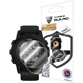 IPG for Garmin Descent™ G1, Rugged Dive Computer Screen Protector (2 Units) Invisible Ultra HD Clear Film Anti Scratch Guard-Smooth/Self-Healing/Bubble -Free for Descent™ G1