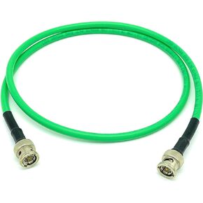 25ft AV-Cables 3G/6G HD SDI BNC Cable Belden 1505A RG59 - Green