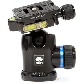 SIRUI AM-01 Aluminum Ball Head, Professional Tripod Head with Panorama Base，TY-50 Arca Quick Release Plate, Max Loading 44lbs/20kg (K-10X)