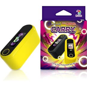 Brook Pocket Auto Catch Carry - Dual Accounts Portable Version of Auto Catch Pocket Monsters, Auto Catcher, Go plus accessory (Pika Yellow)