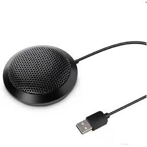 ميكروفون كمبيوتر USB، توصيل ميكروفون USB للمؤتمرات وتشغيل ميكروفونات الكمبيوتر المحمول بمكثف متعدد الاتجاهات للاجتماعات/الفصل عبر الإنترنت، سكايب، التسجيل، الدردشة، التكبير/التصغير، (Windows/Mac OS X) in Kuwait