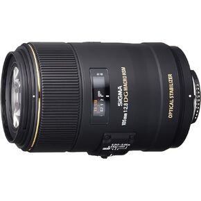 Sigma 258306 105mm F2.8 EX DG OS HSM Macro Lens for Nikon DSLR Camera in Kuwait