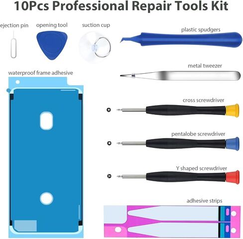 [7000 مللي أمبير] بطارية لهاتف iPhone SE 2020، (ليست لهاتف iPhone SE الجيل الأول) بطارية بديلة ليثيوم بوليمر عالية السعة 0 دورة لهاتف iPhone SE 2nd Gen A2275 A2296 A2298 مع مجموعة أدوات إصلاح احترافية in Kuwait