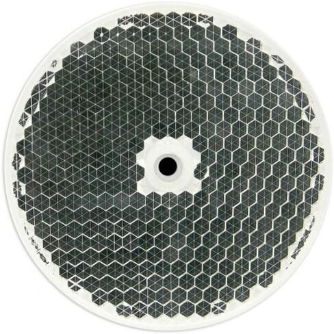 Seco-Larm E-931ACC-RC1Q Round Reflector for Photoelectric Beam Sensors, 3" diameter for improved reflection of IR beam, Screws directly into reflector hood in Saudi Arabia